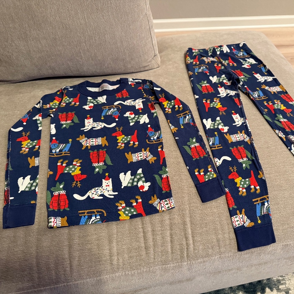Kids Christmas dog jammies